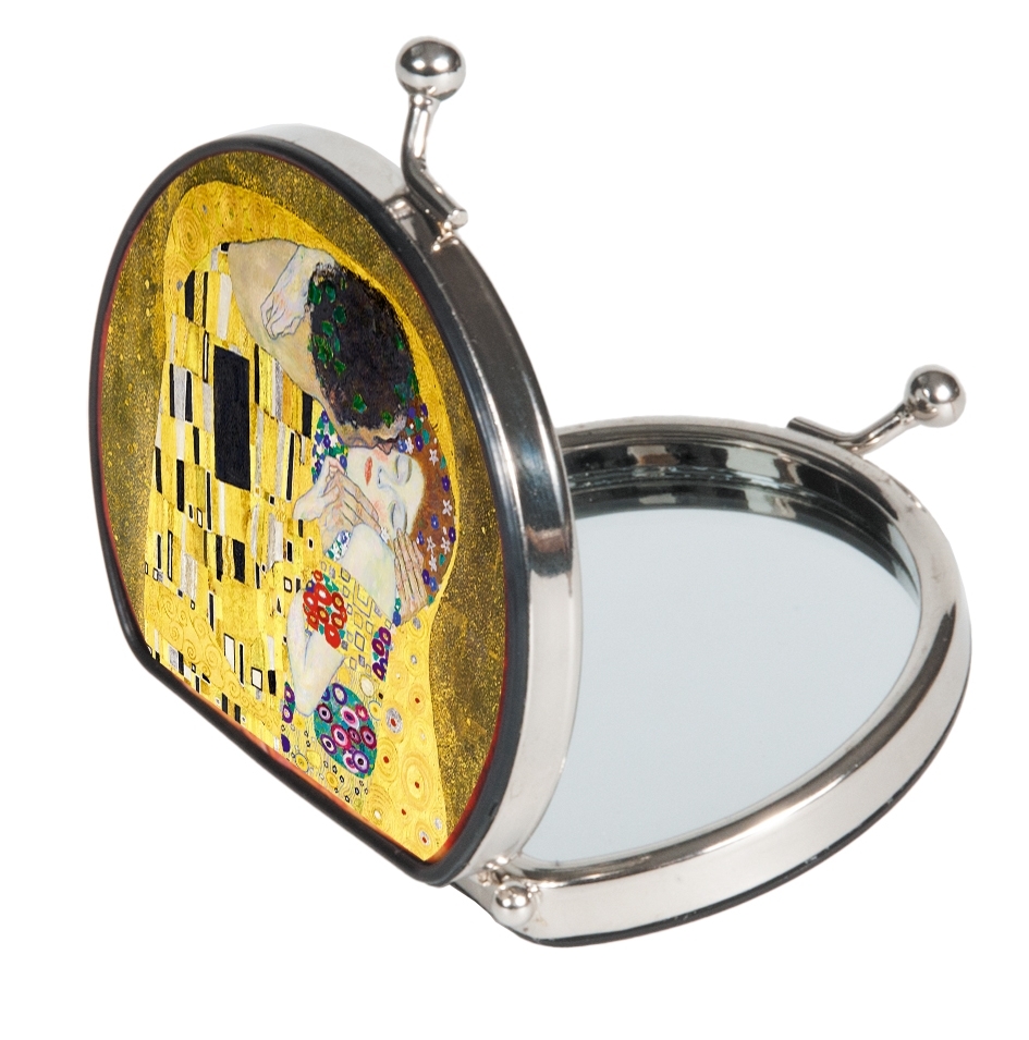Taschenspiegel, Klimt, Der Kuss