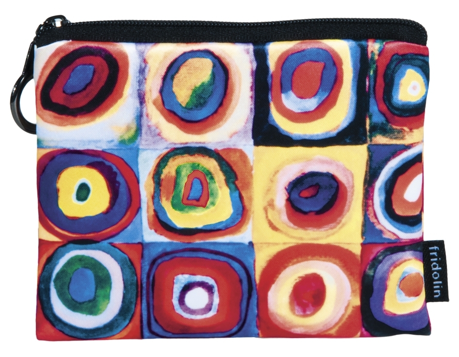 mini purse with zip, Kandinsky, Colour study