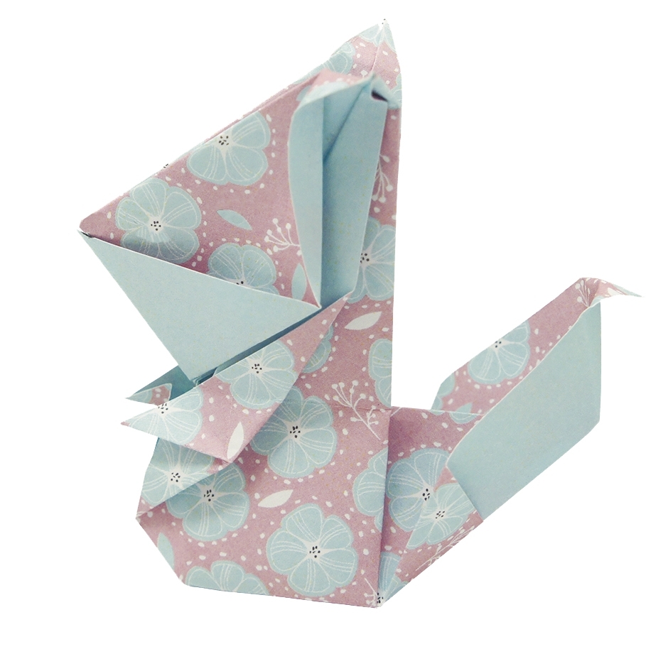 Funny Origami, Squirrels, 20 sheets 15x15 cm