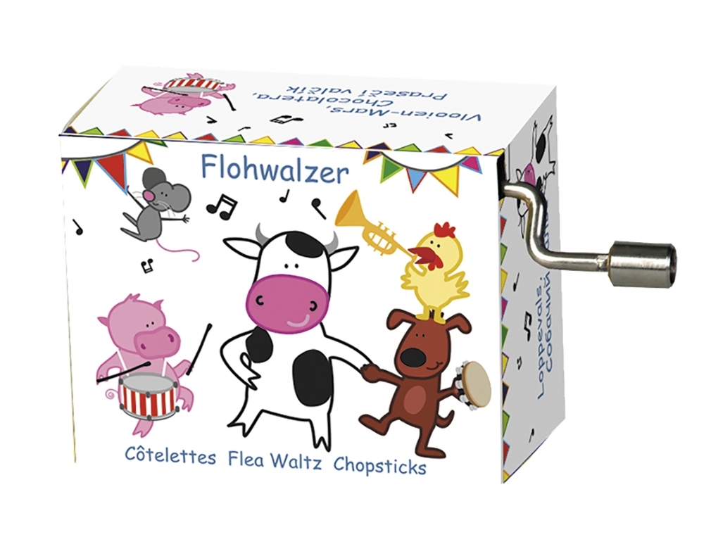 Music box, Flea Waltz, Kids/Dancing cow
