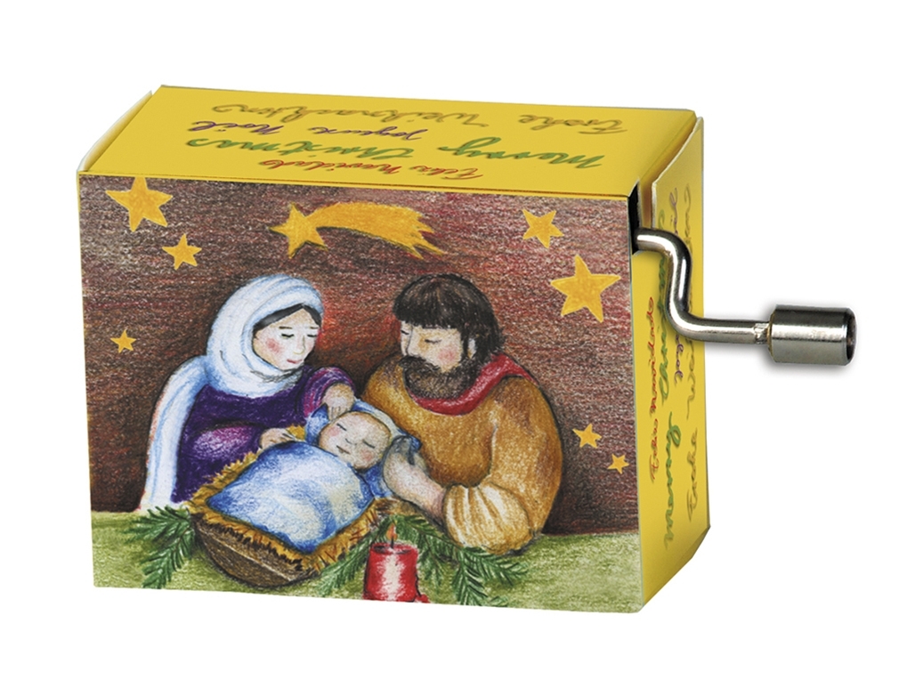 Music box, Silent Night, Christmas/Crib