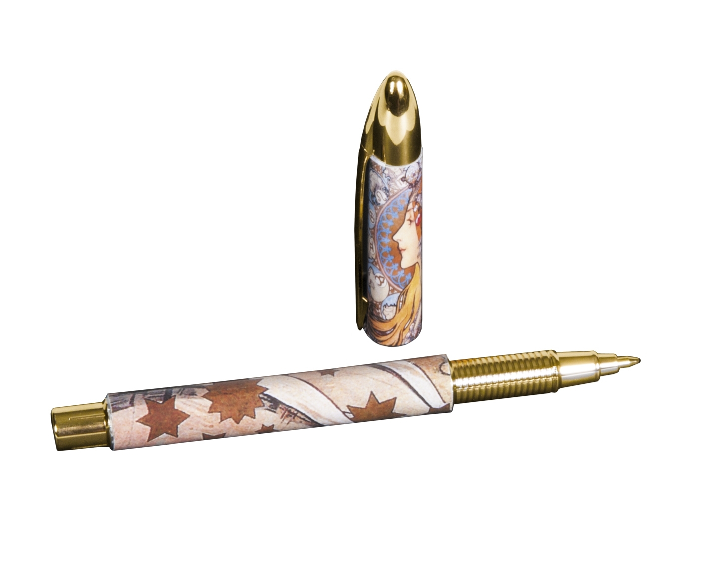 ballpoint pen, Art Nouveau, synthetic