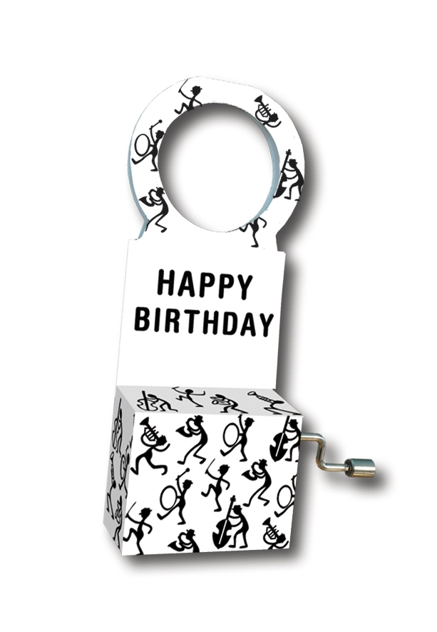 Bottle music,  Happy Birthday, Music manikin