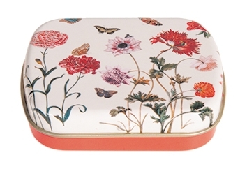 Mini box, Merian, Flowers, metal