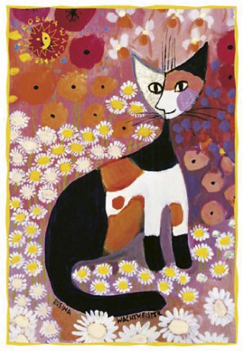 Folded card, Wachtmeister, Flower field 2