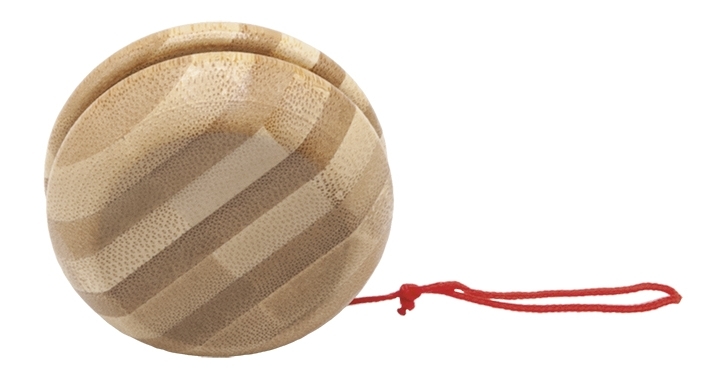 Yo-Yo, bamboo, natural
