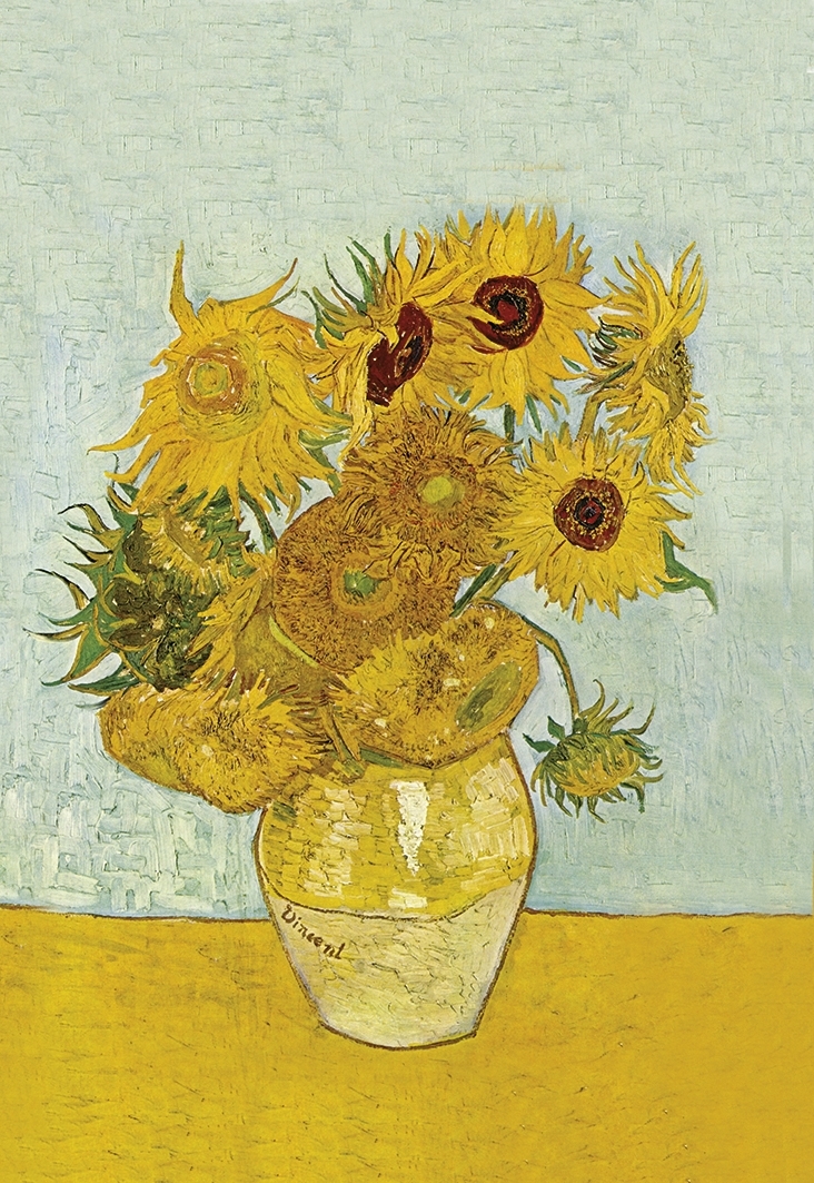 Tea towel, Van Gogh, Sunflowers