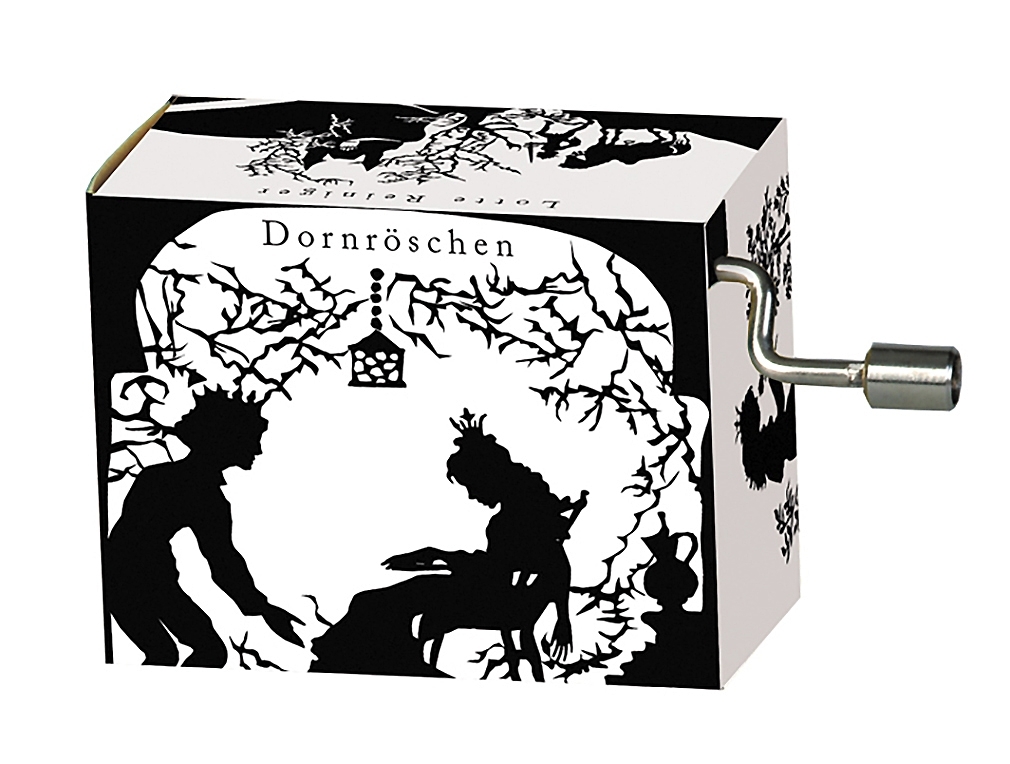 Music box, Sleeping Beauty, Reiniger, Sihouette