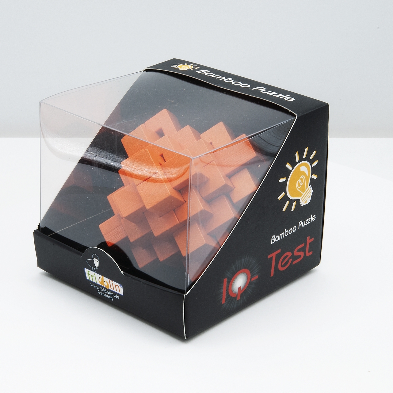 IQ-Test, bamboo puzzle, Pineapple, orange