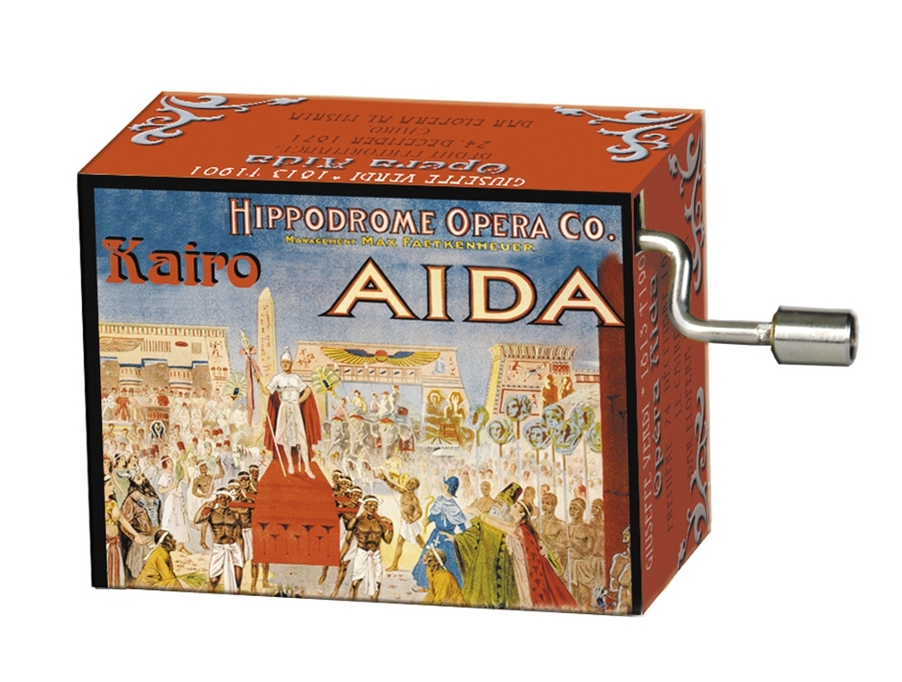 Music box, Triumphal March, opera Aida, Verdi