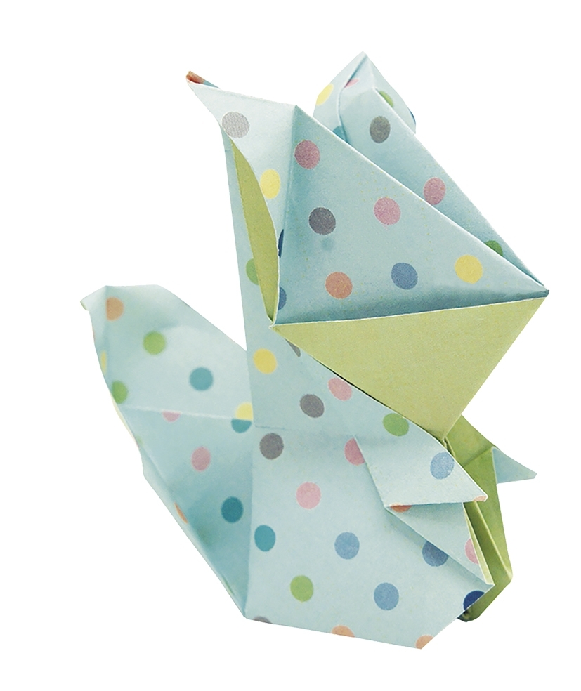 Funny Origami, Squirrels, 20 sheets 15x15 cm
