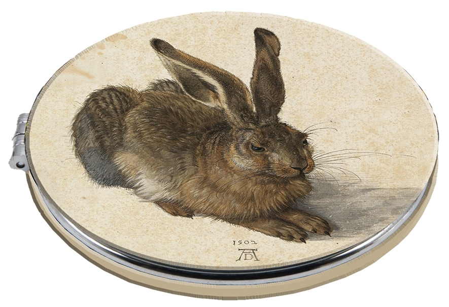 Pocket mirror, Dürer, Hare