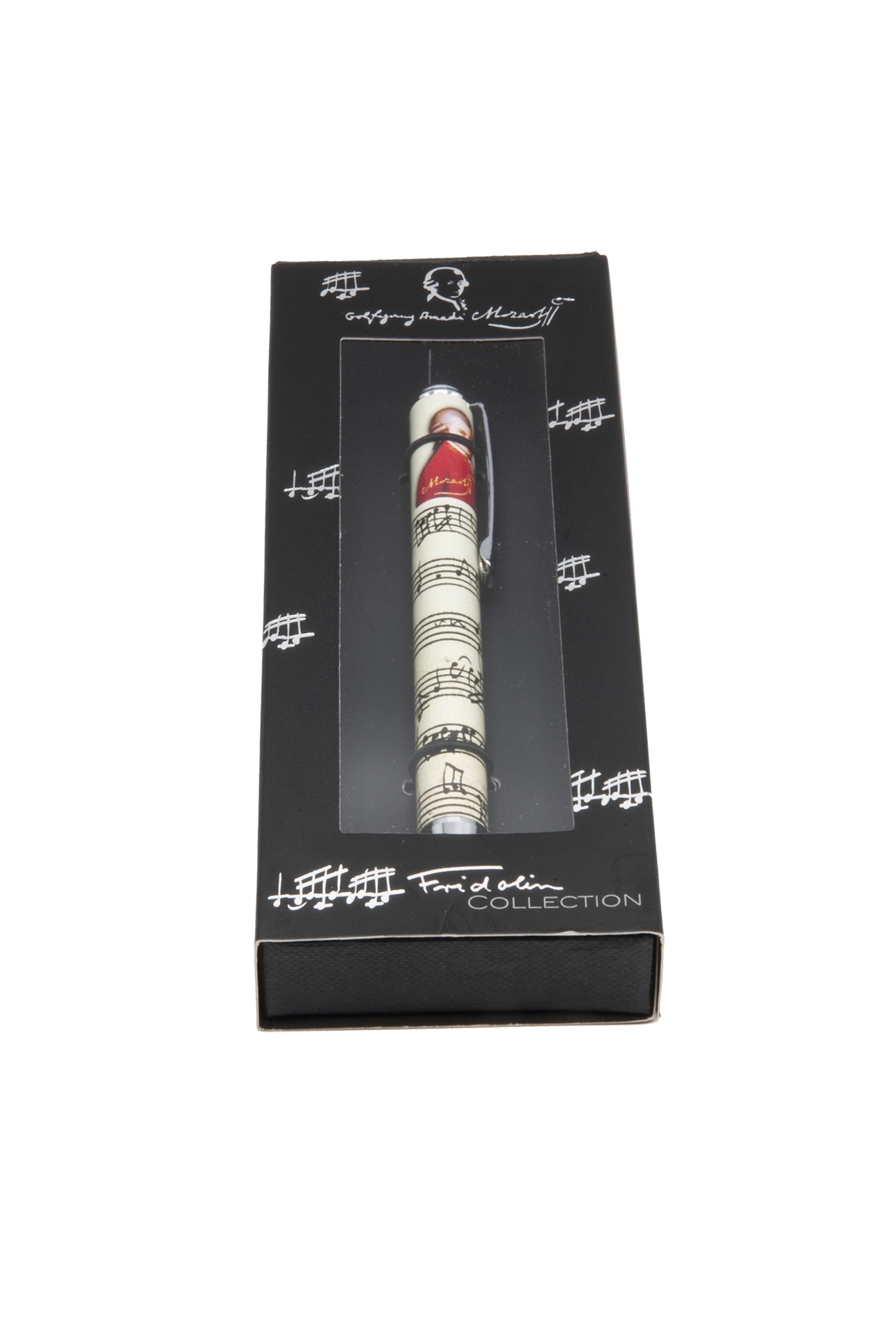 ball point pen, Mozart , metal