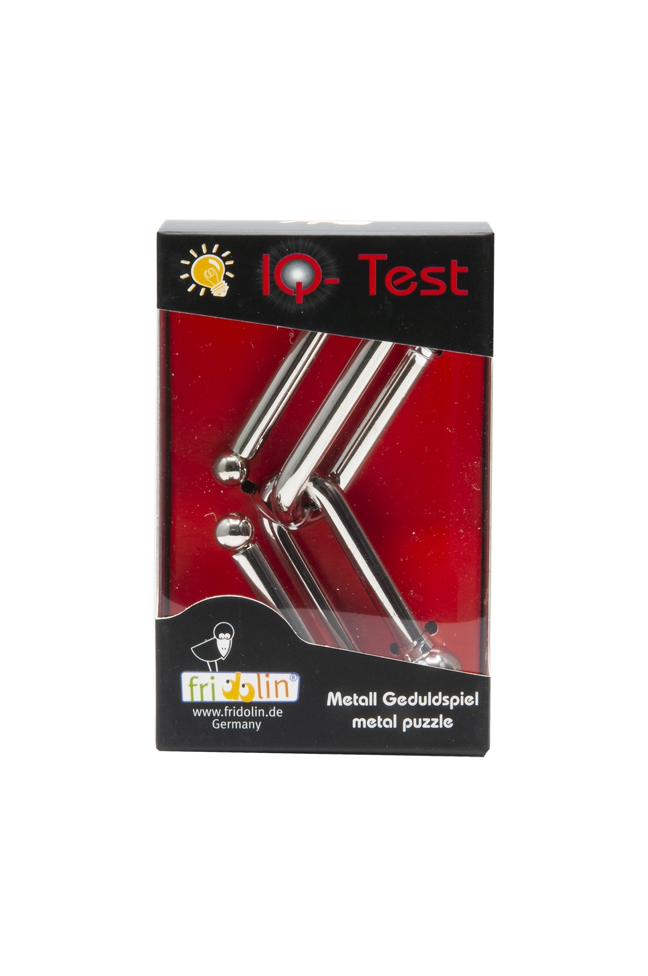 IQ-Test, Double U, large, metal