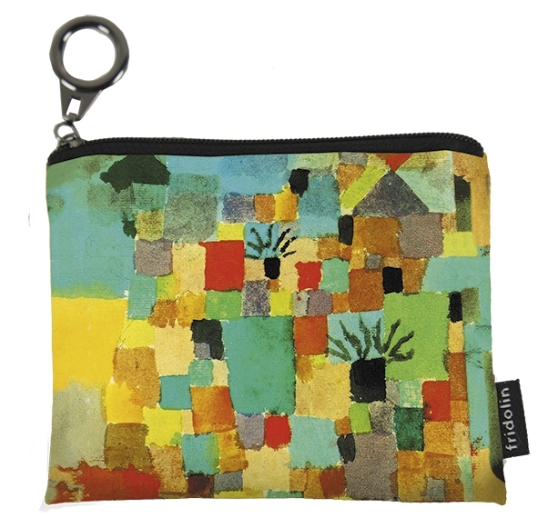 mini-purse with zip, Paul Klee, Southern gardens