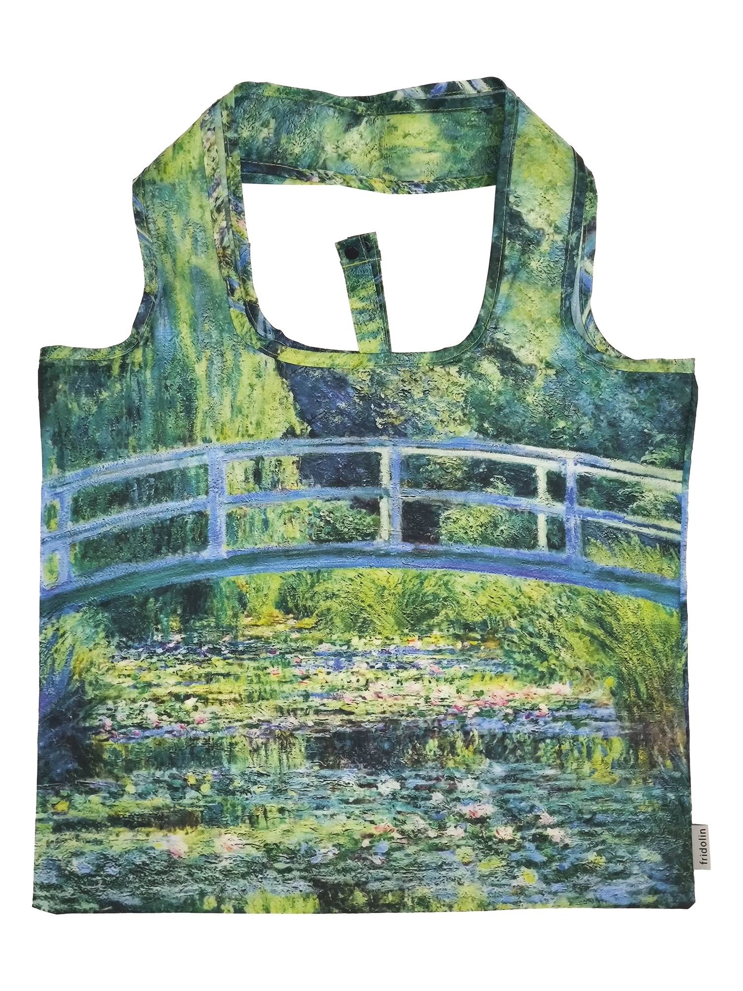 Eco Bag, Monet, Japanese Bridge, recycled