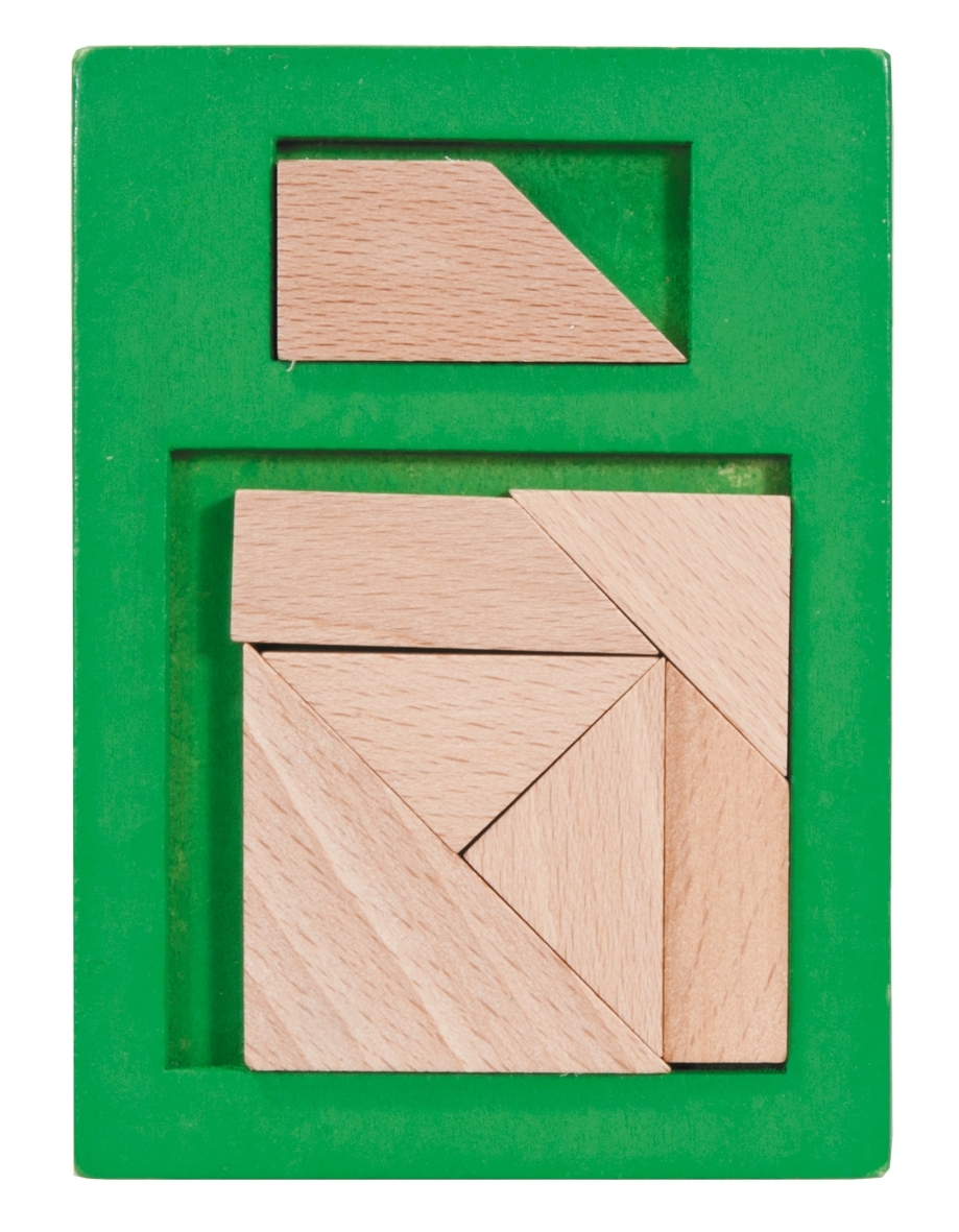 IQ-Test, Extra Piece, green, quadrangle