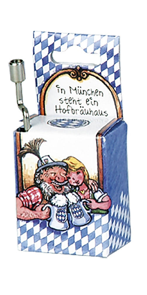 Hanging music box, In Munich stands a Hofbräuhaus