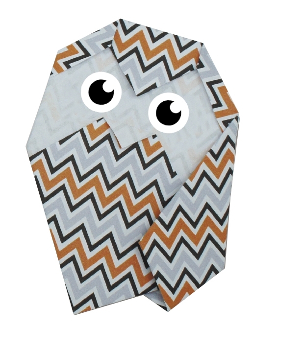 Funny Origami, Owls, 20 sheets 15x15 cm