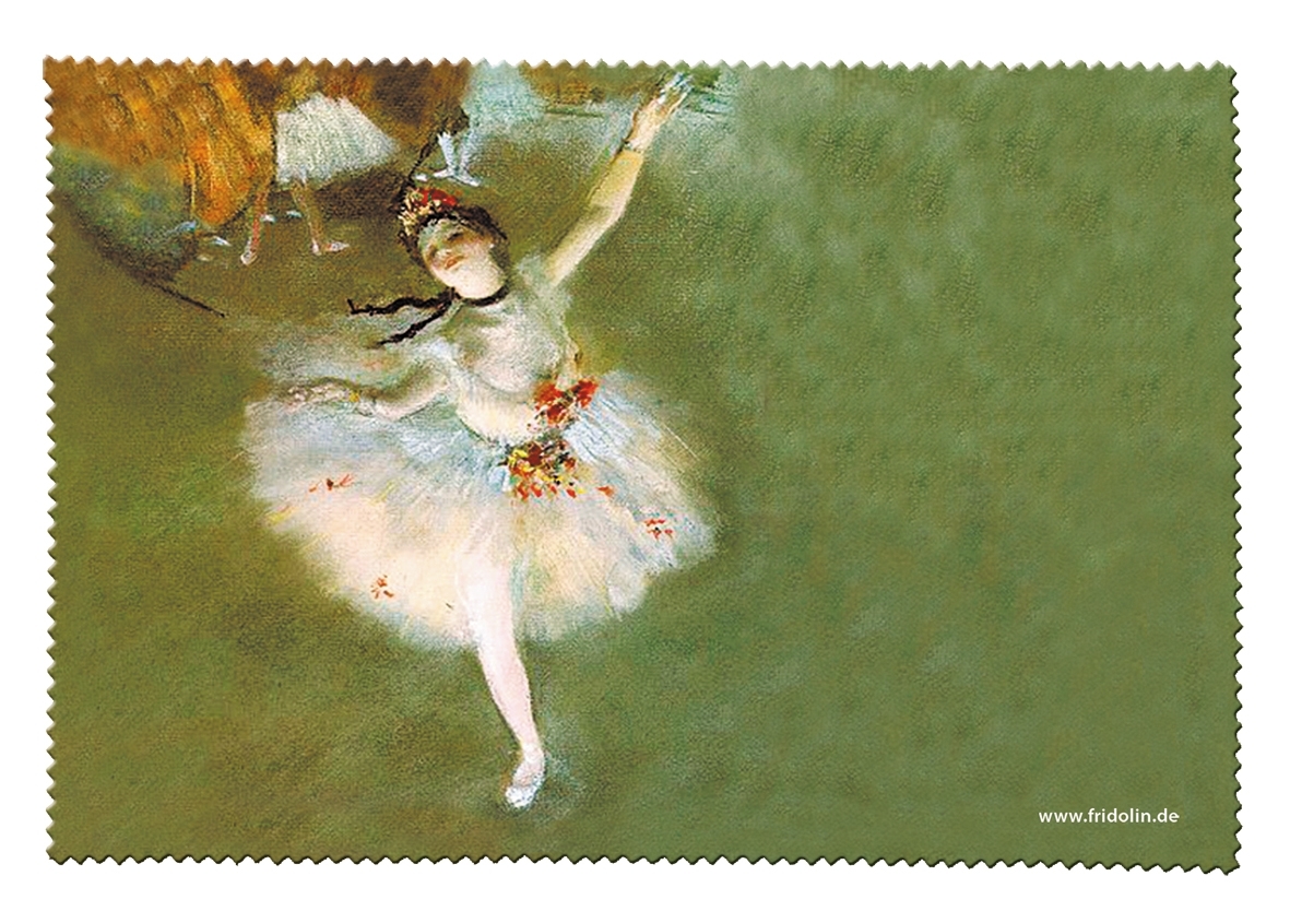Eyeglass cleaning cloth, Degas, The Star