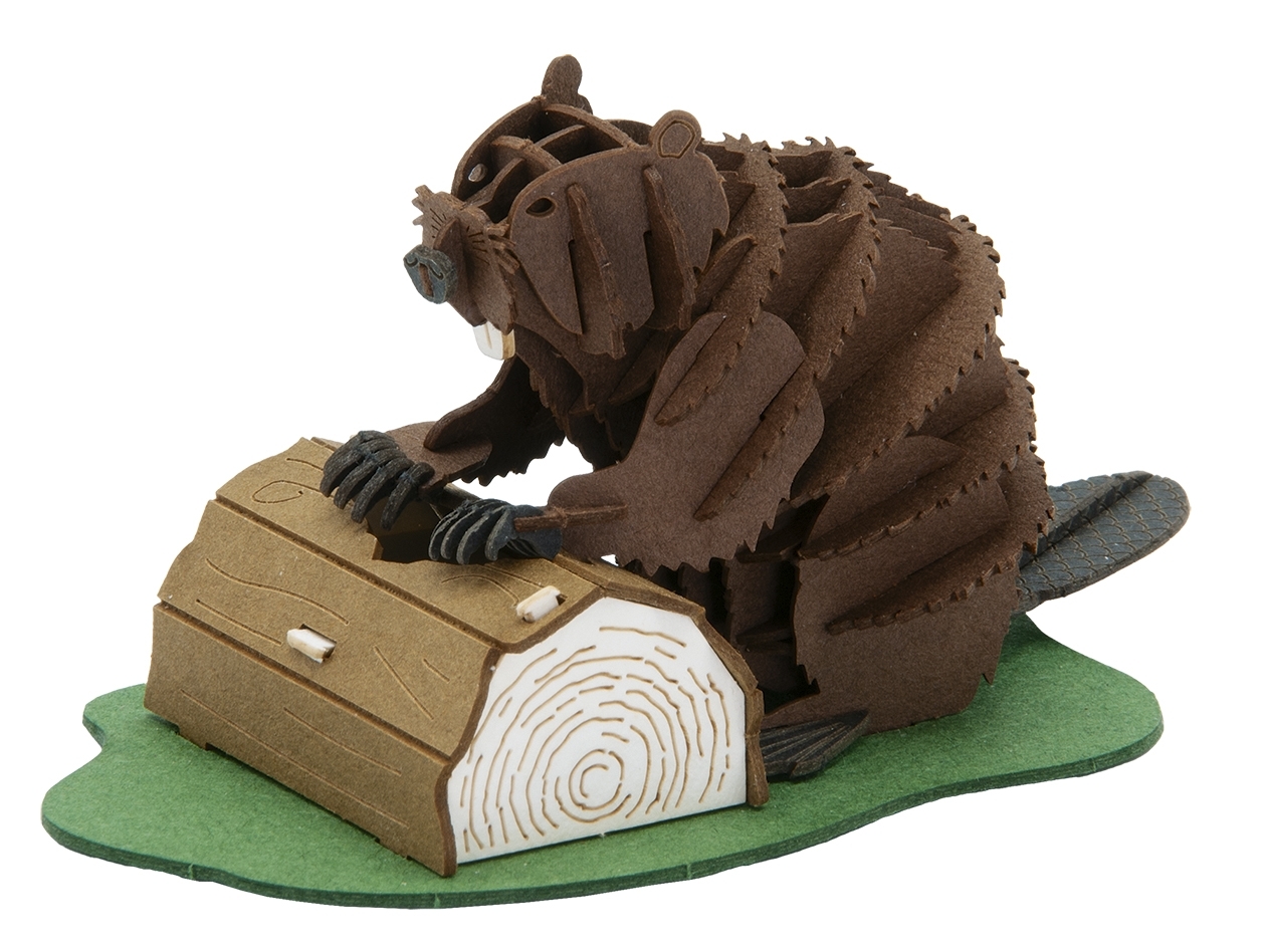 3D model, beaver