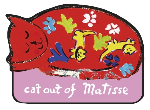 Magnet, MDF, Matisse-Cat