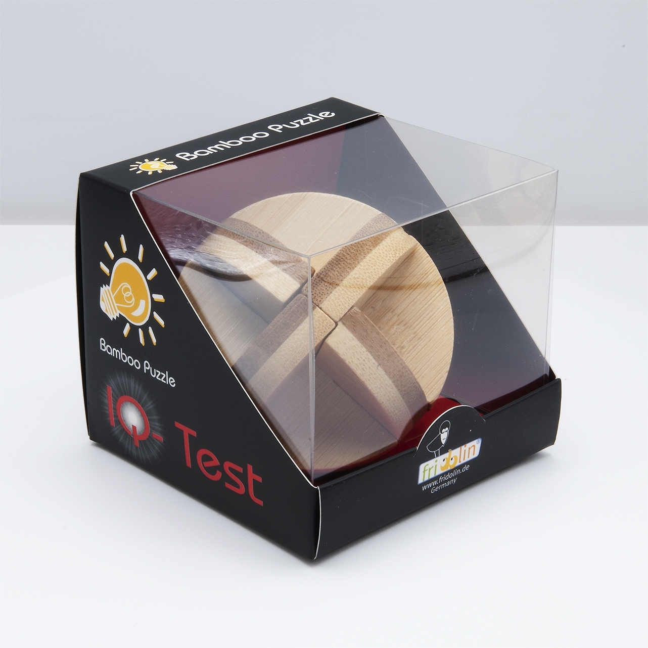 IQ-Test, bamboo puzzle, 3 Disc Ball