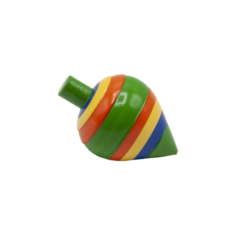 Wooden spinning top, Traditional, asstd by color