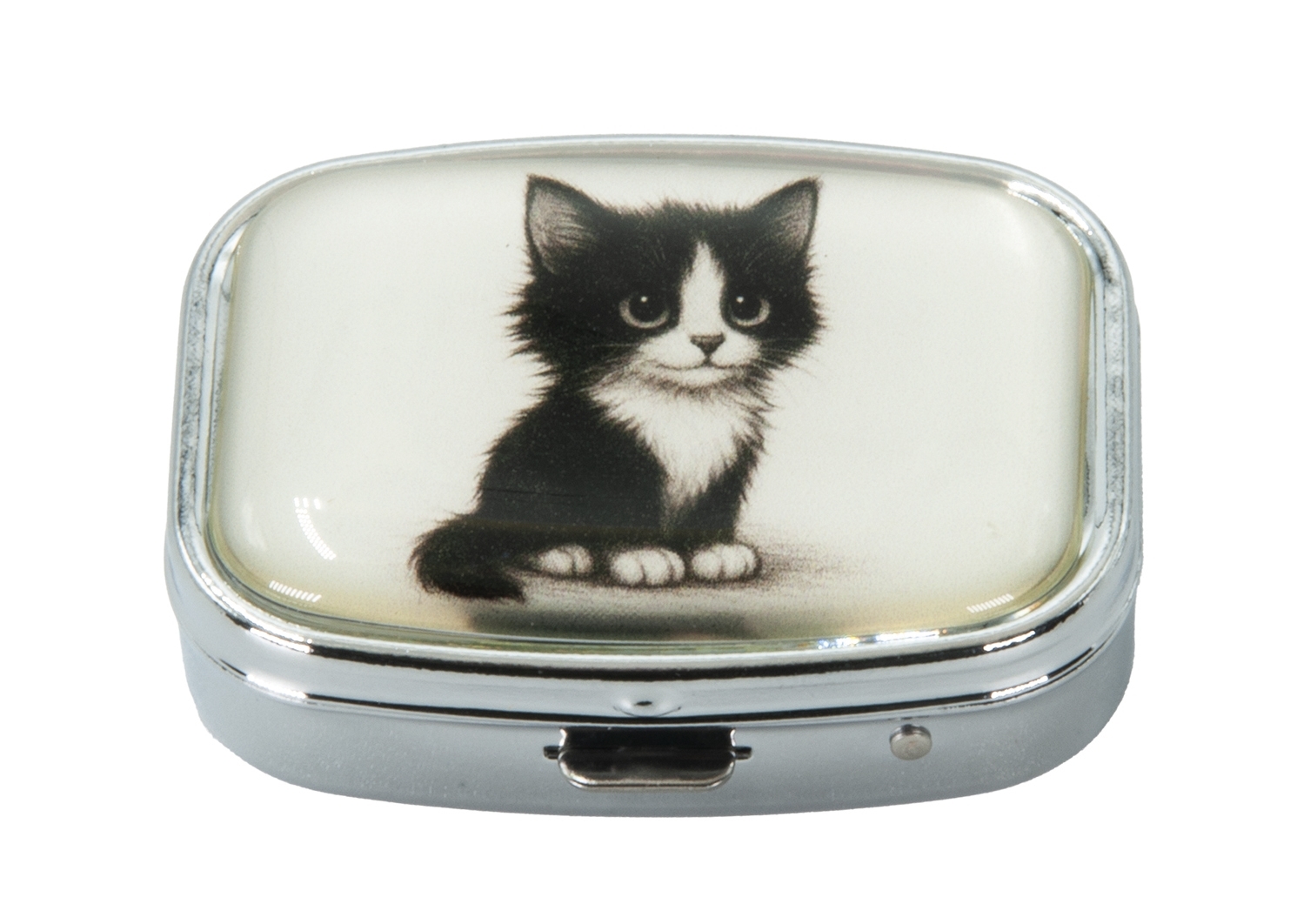 Pillbox, Lonely Cats, black and white cat