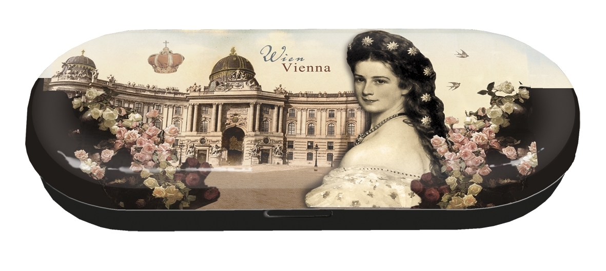 Spectacle case, Vienna, Sisi&Hofburg Palace, metal