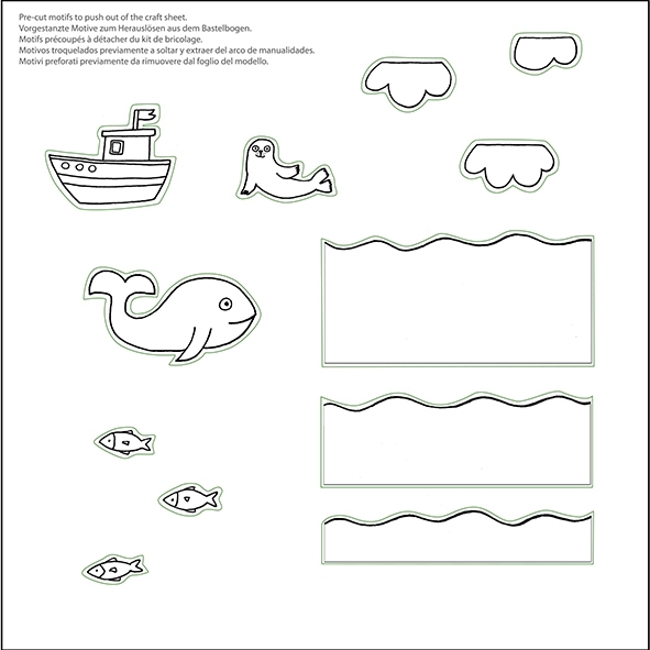 Craft kit, sea, fish