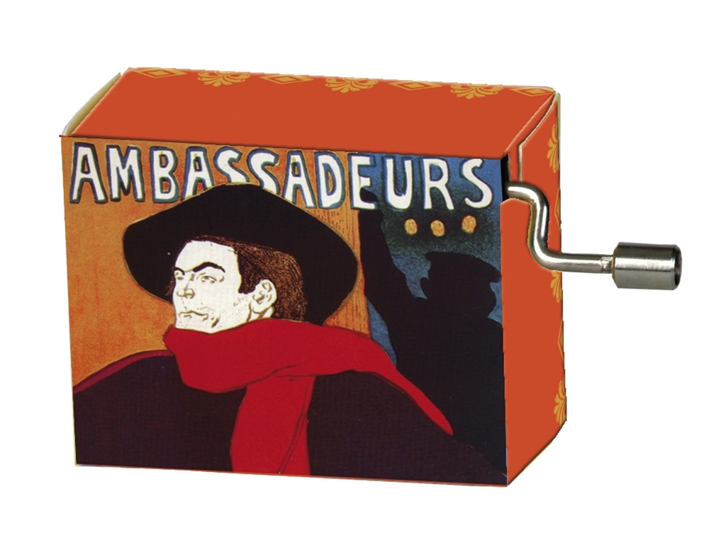 Music box, Entertainer, Art Nouveau/Ambassadeur