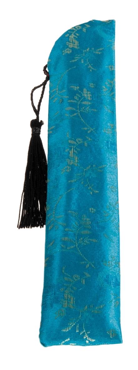 Fan, Monet, Water Lilies, with bag, bamboo