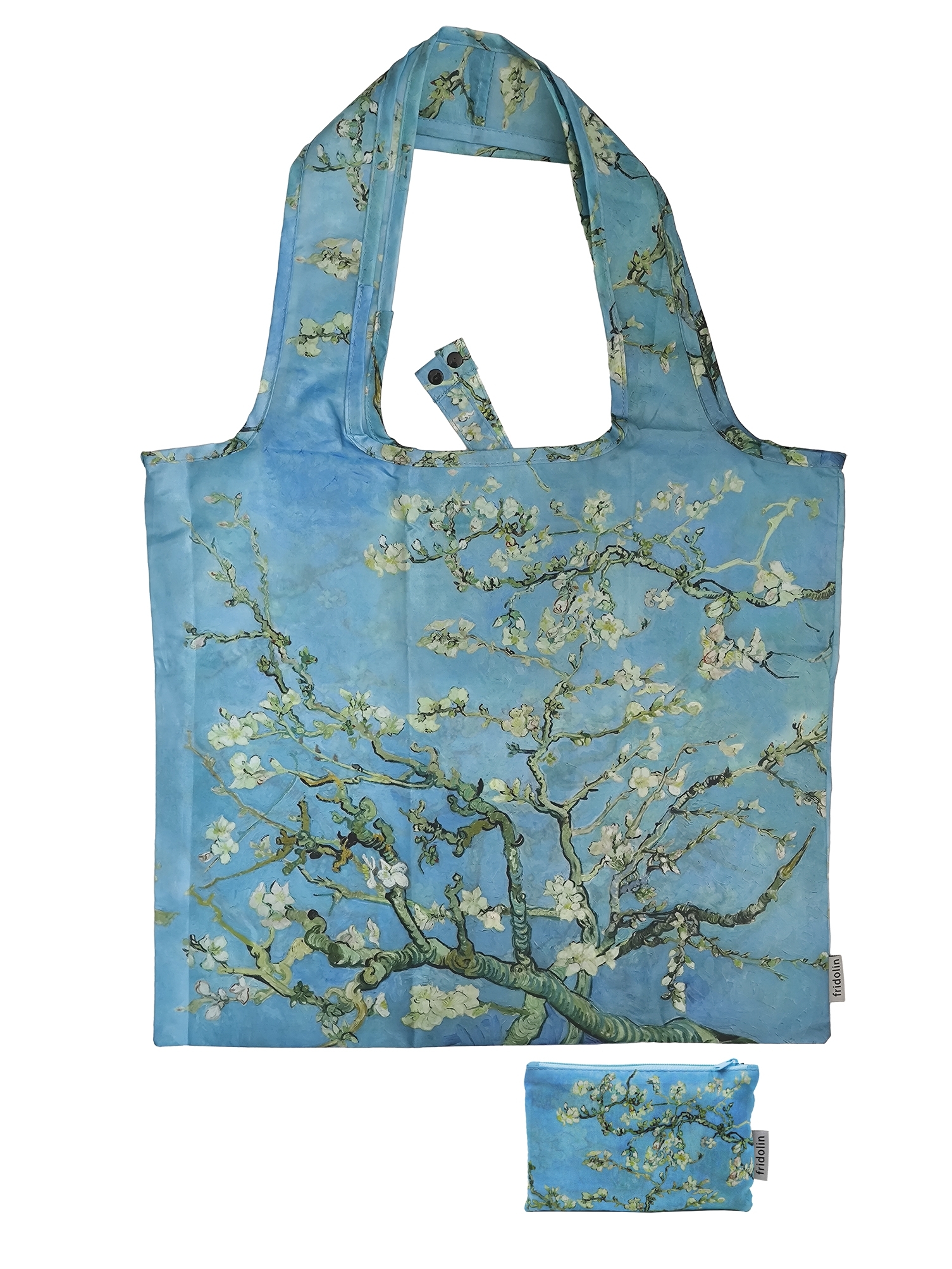 Eco Bag recycled, Gogh, almond blossom