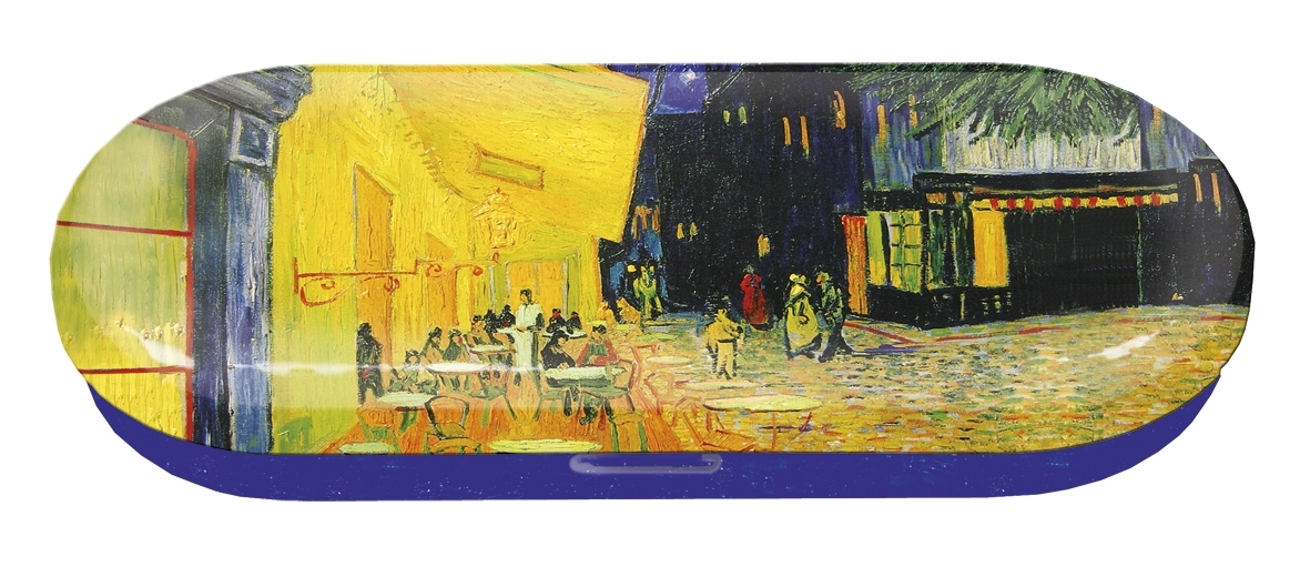 Spectacle case, Van Gogh, Café de Nuit, metal