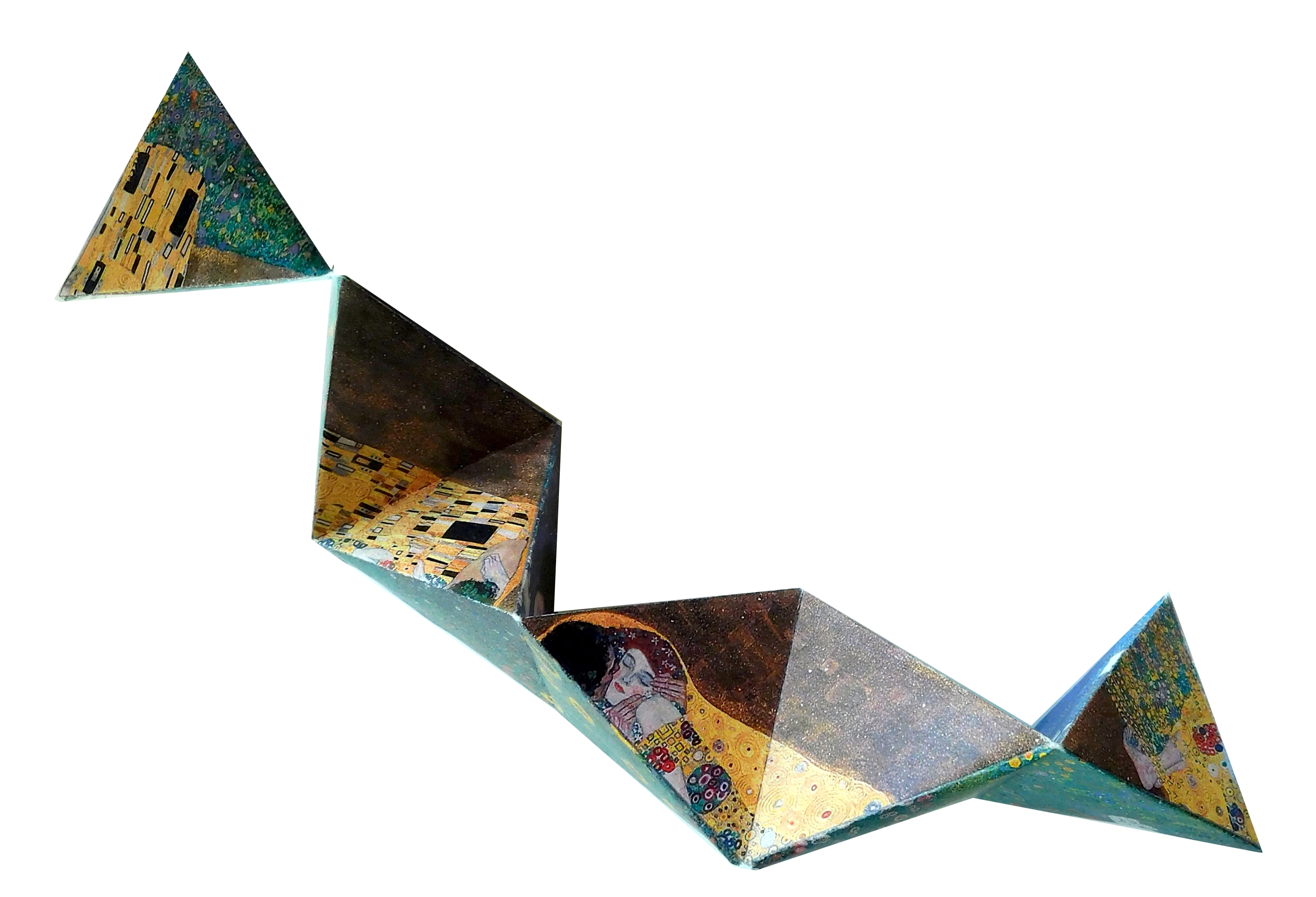 Art Flextangles, Klimt, 4 sheets, 4 motifs