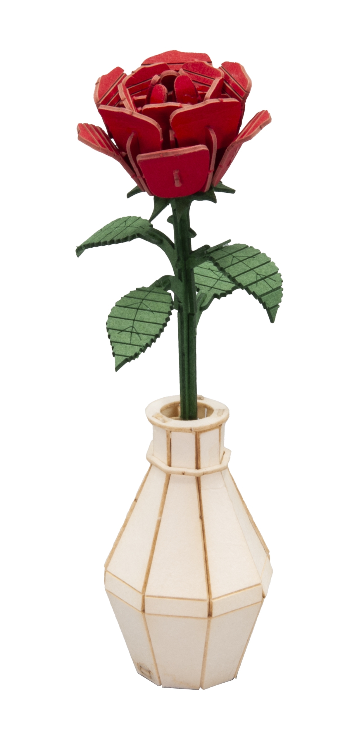 3D model, red rose