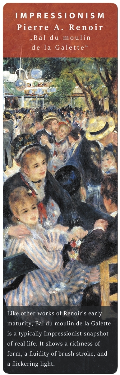 bookmark, Impressionism, Renoir, Bal du Moulin