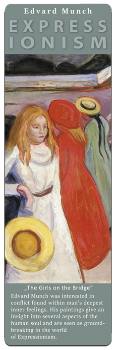 art bookmark, Expressionsm, Munch/Girls on bridge