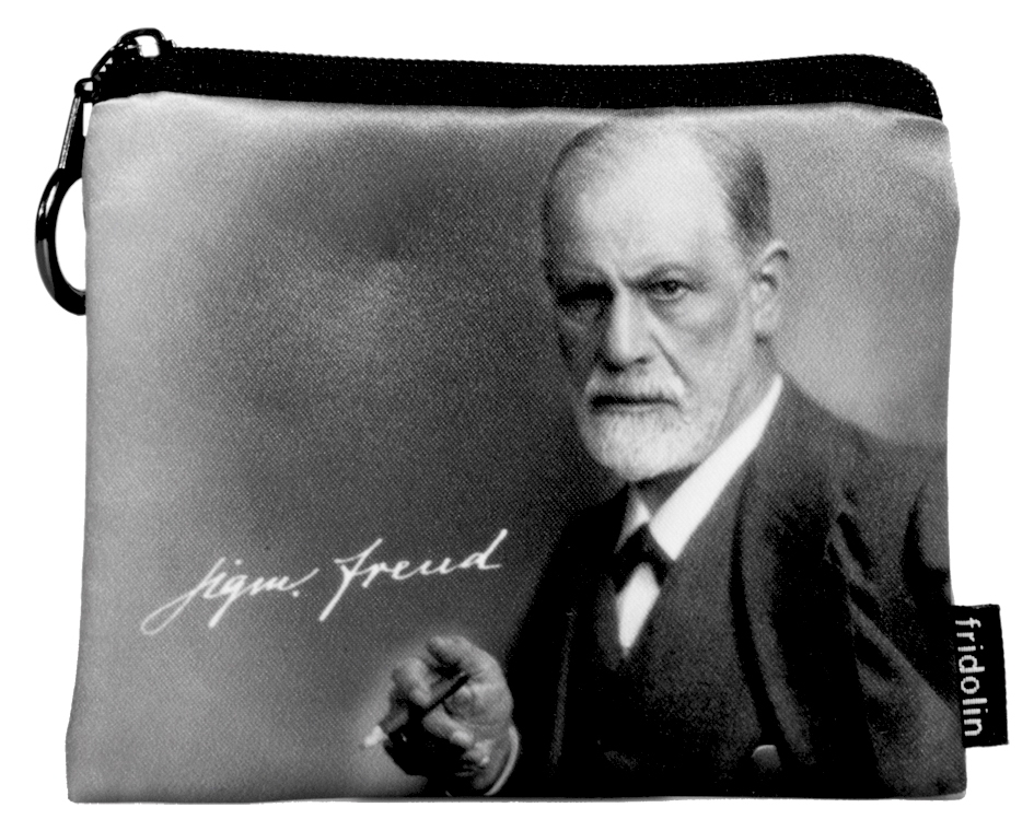 mini purse with zip, Sigmund Freud,
