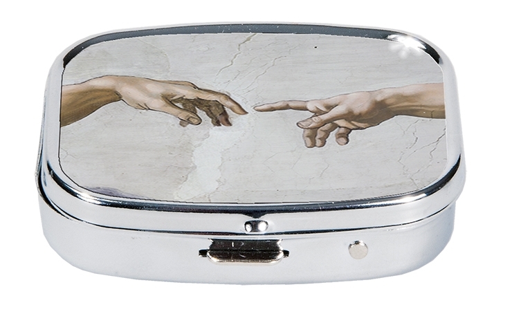 Pillbox, Michelangelo, Creation of Adam