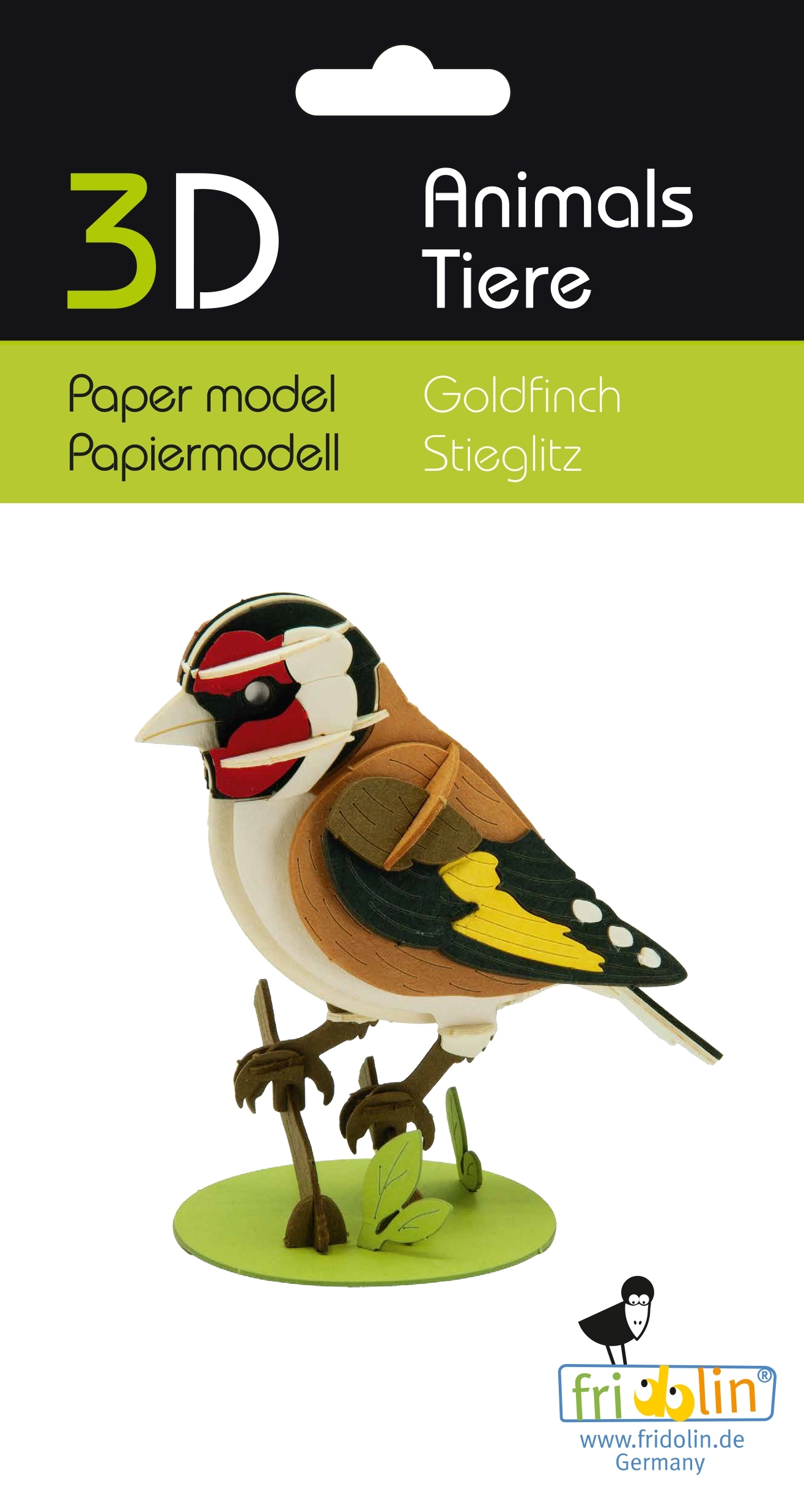 3D model, goldfinch