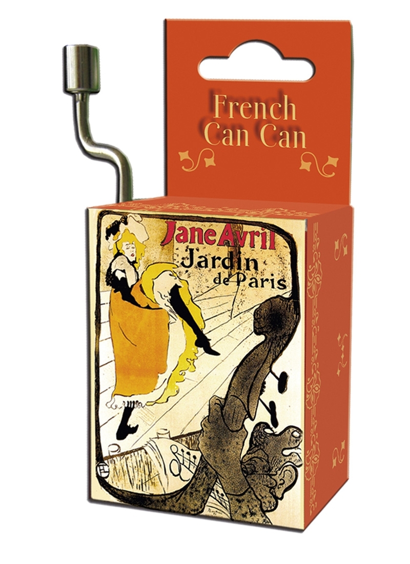 Hanging music box, French Can Can, Jardin de Paris