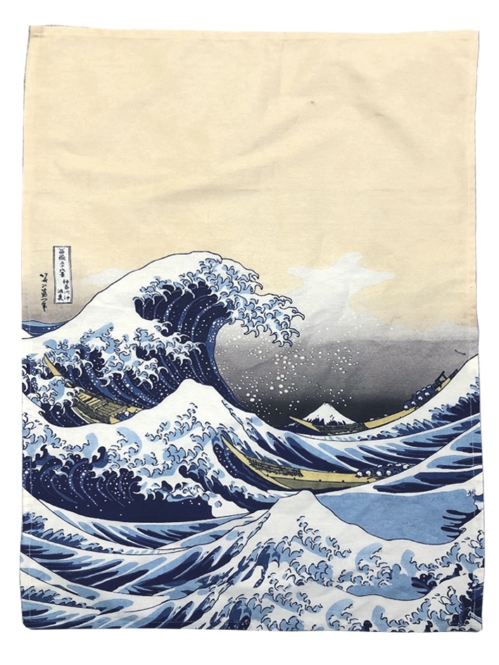 Tea towel, Hokusai, Great Wave