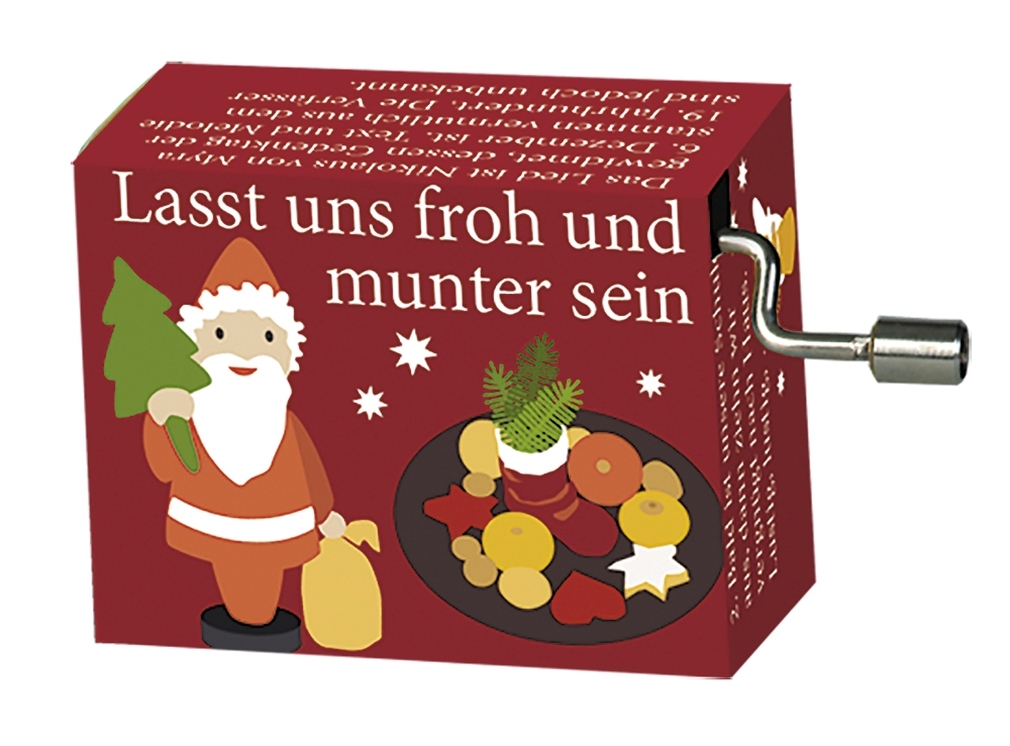 Music box, Christmas,  Lasst uns froh und munter