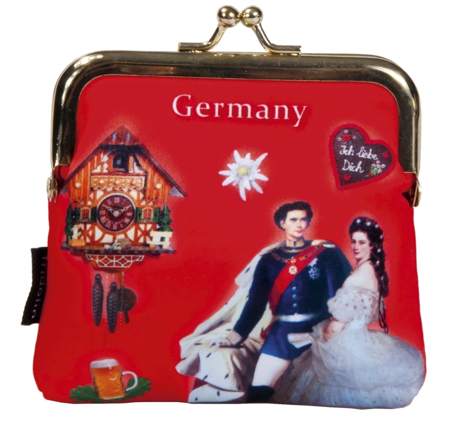 Click purse, Germany, red