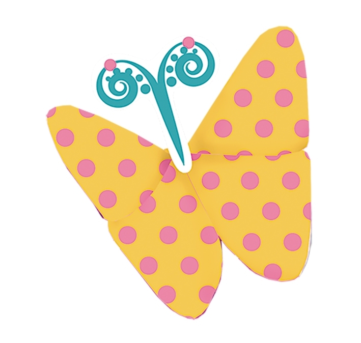 Kids-Origami, Butterfly 20 sheets 15x15 cm