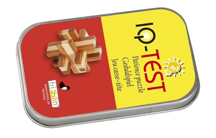 IQ-Test in a box, bamboo, Patience Boards