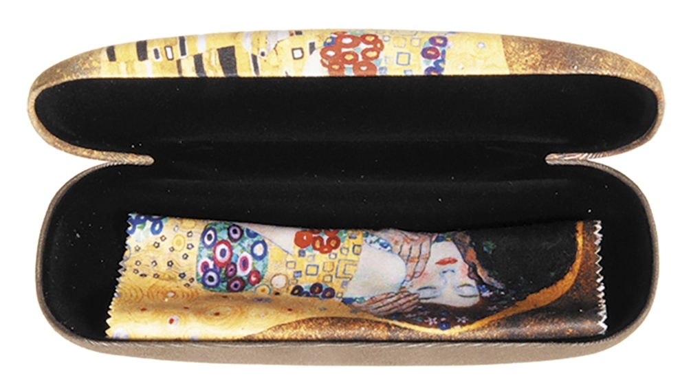 Spectacle case set, Gustav Klimt, The Kiss