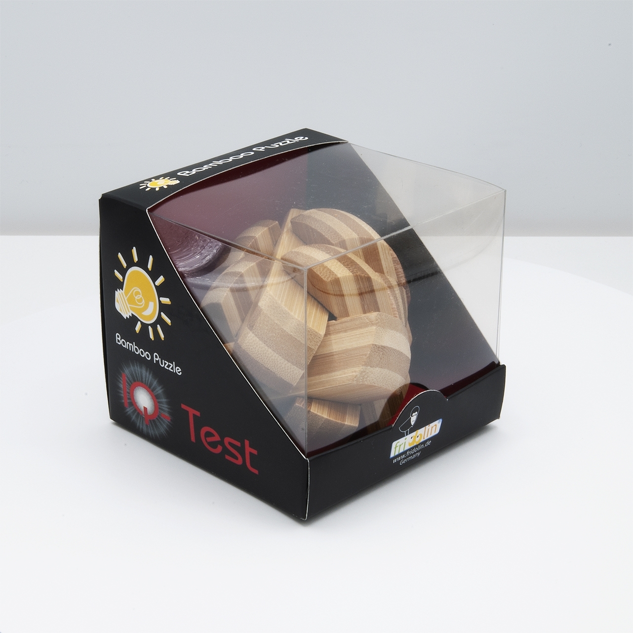 IQ-Test, bamboo puzzle, Oval